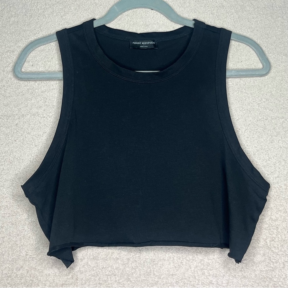 Naked Wardrobe Black Tank Top